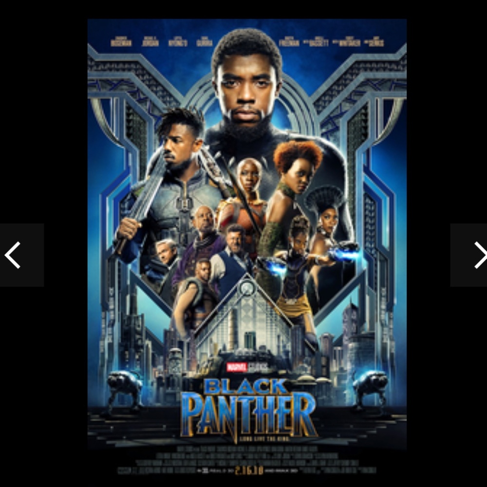 Black panther movie poster